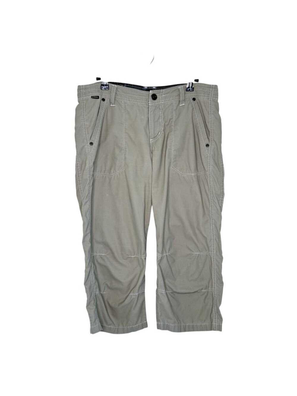 Kuhl Womens Hiking Capri Pants W/ Embroidered Flowers, 6